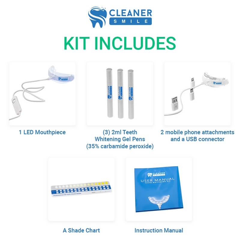 Regular Strength Teeth Whitening LED Kit